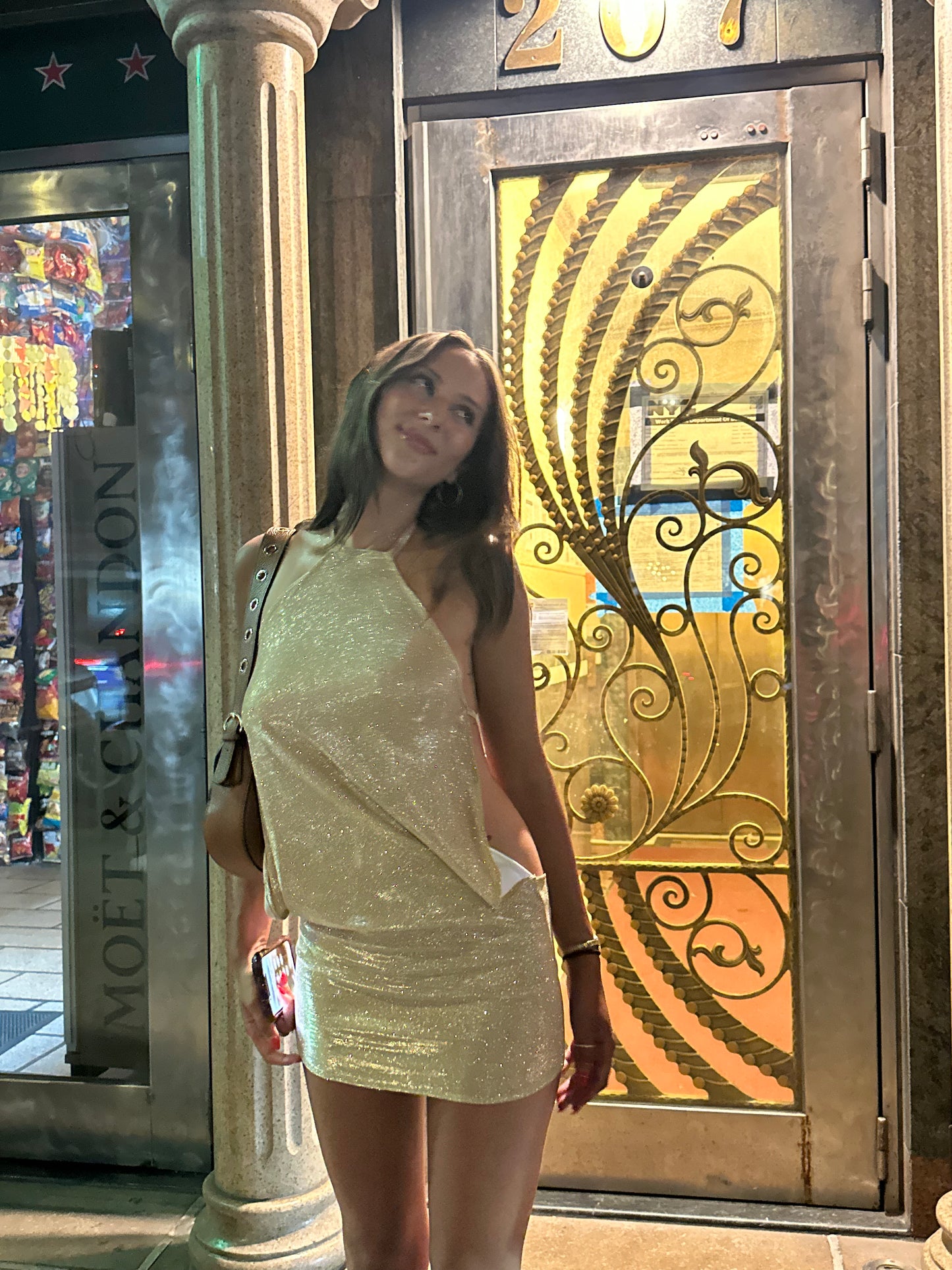 the GOLDEN BDAY dress