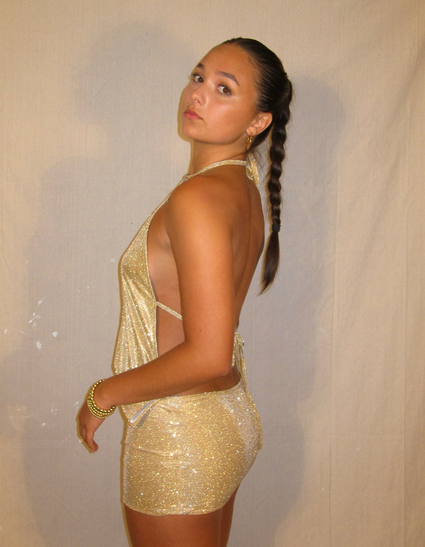 the GOLDEN BDAY dress