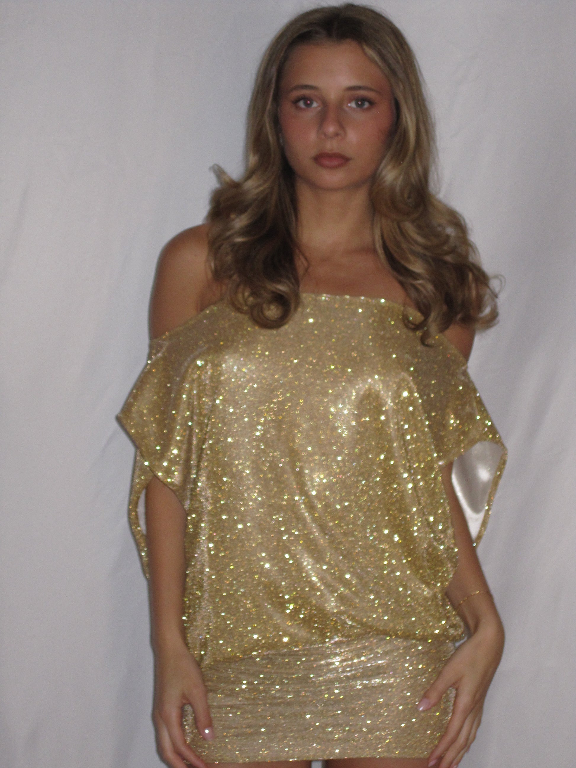 the GOLD LIGHT dress Lucy's Lies the GOLD LIGHT dress Lucy's Lies