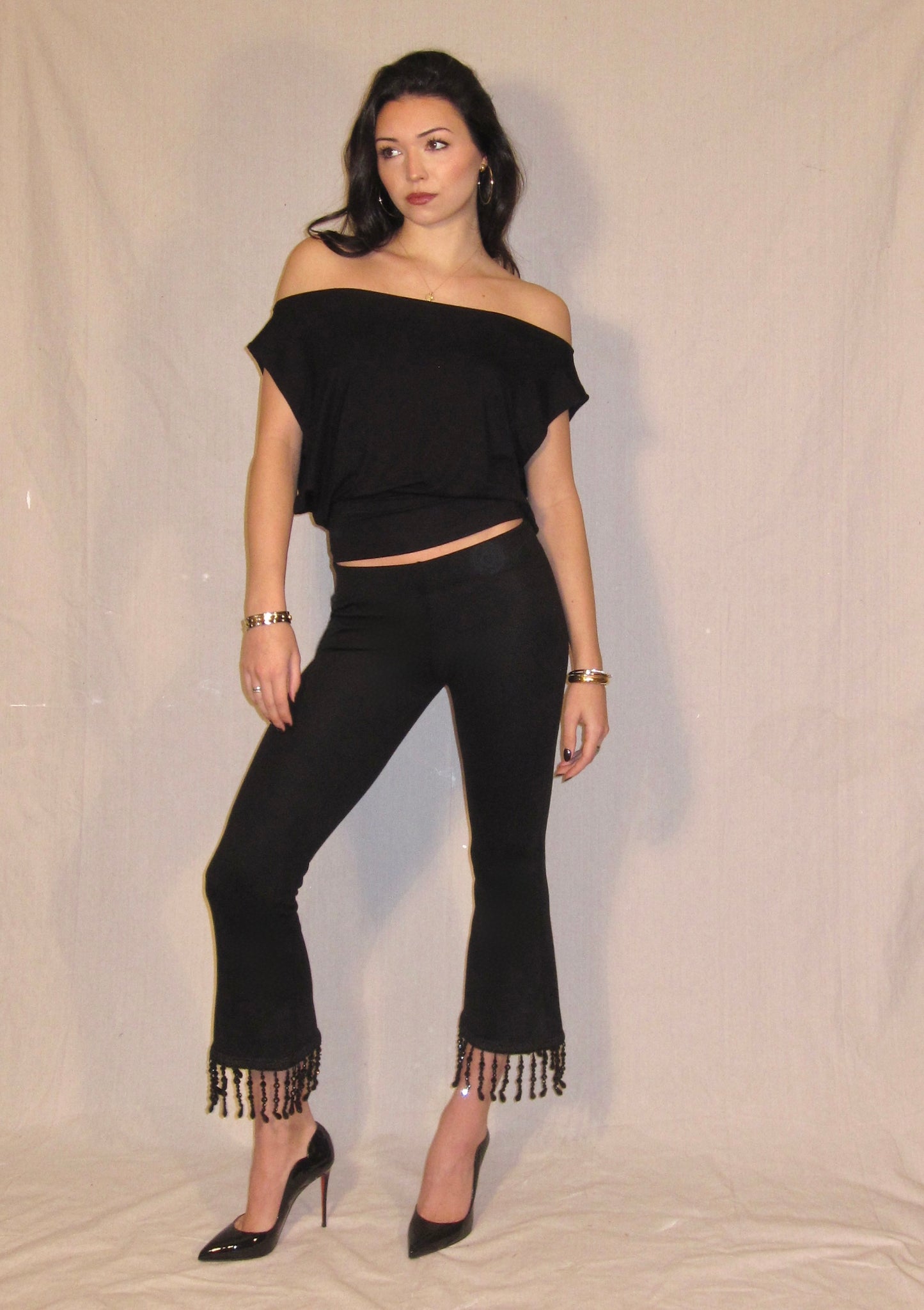 the BLACK RAIN capri